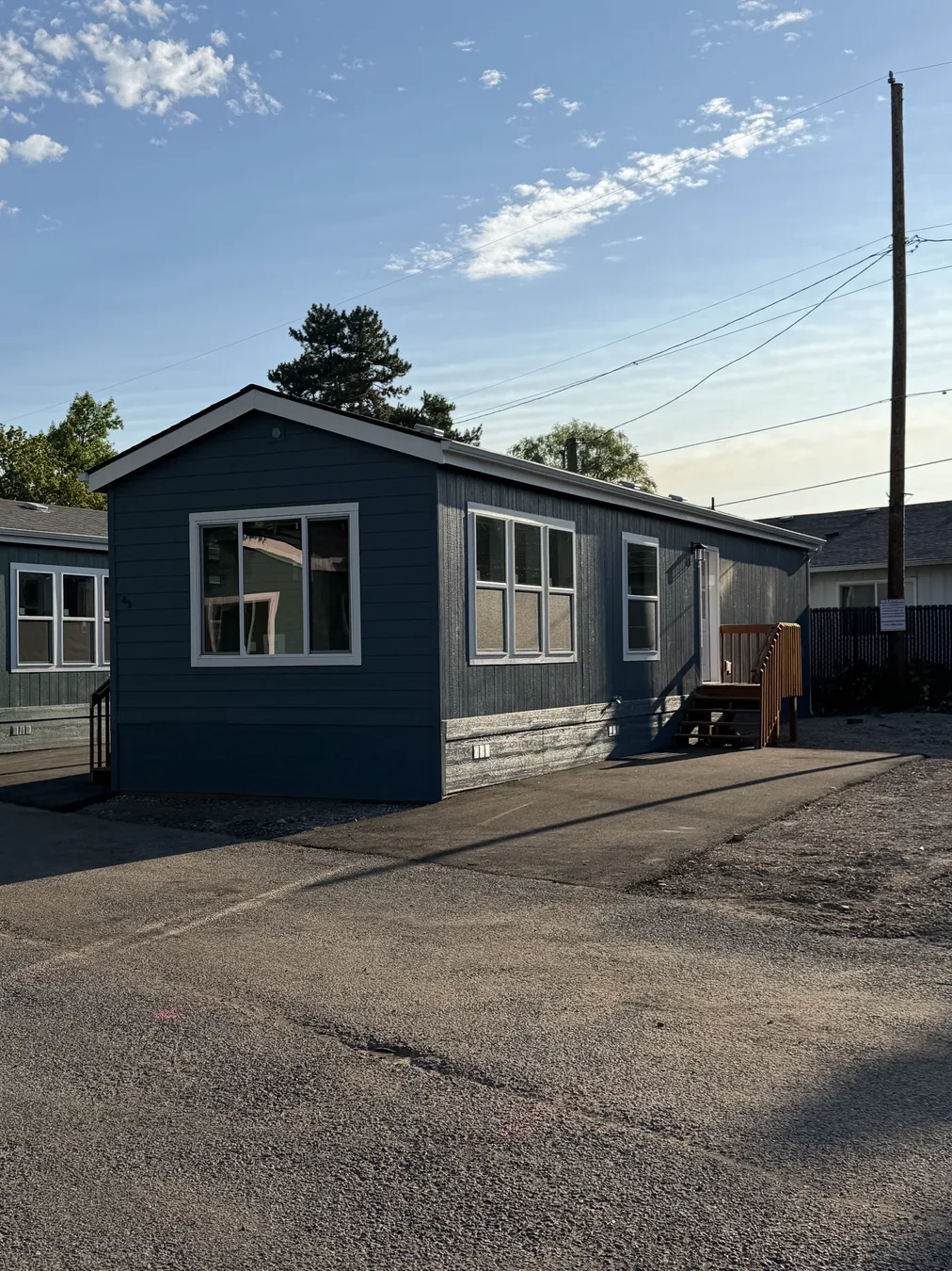 Photo of a new home exterior at Courtney Senior Estates